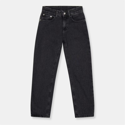 дънки,детски,3/4,панталони,calvin,klein,jeans,ckj,straight,jean,jn61,wash,black,1by