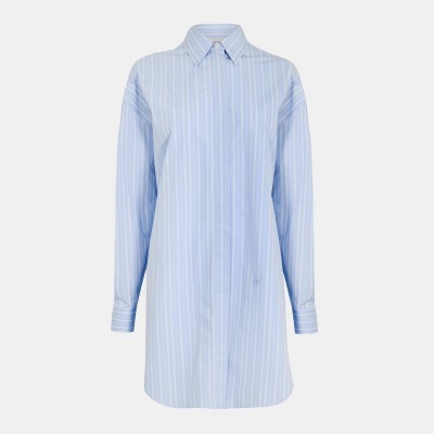 тениска,дамски,топове,off,white,women's,long,sleeve,relaxed,fit,t,shirt,blue,white