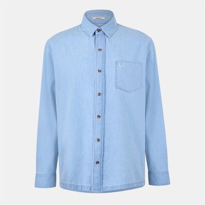 облекла,на,разпродажба,мъжки,ризи,jack,wills,chambray,shirt,sn54,light,wash