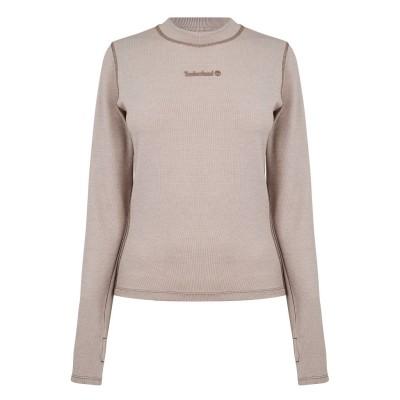 тениска,дамски,топове,timberland,women's,polartec,wicking,long,sleeve,t,shirt,angora,taupe
