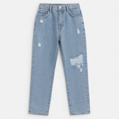 дънки,дамски,дънки,i,saw,it,first,distressed,straight,jeans,mid,blue