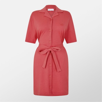 рокля,дамски,ризи,lacoste,lacoste,shirt,dress,ld99,sierra,red