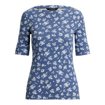 дамска,тениска,дамски,топове,lauren,by,ralph,lauren,women,s,judy,long,sleeve,t,shirt,blue,multi