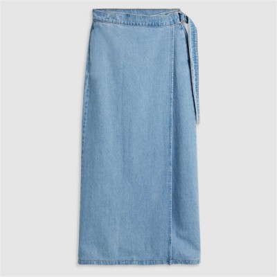 пола,поли,и,къси,панталони,levis,levis,column,wrap,skirt,wrapped,in,b,wrapped,in,blue