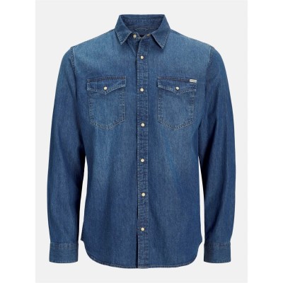 jack,and,jones,sheridan,shirt,sn62,mid,blue,denim