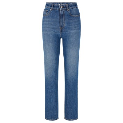 дамски,дънки,дамски,дънки,boss,women,s,straight,crop,2,0,jeans,bright,blue