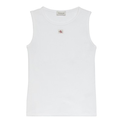 дамски,топове,calvin,klein,jeans,women's,tank,vest,bright,white