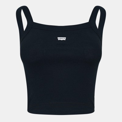 дамски,топове,levis,women,s,ribbed,tank,vest,black