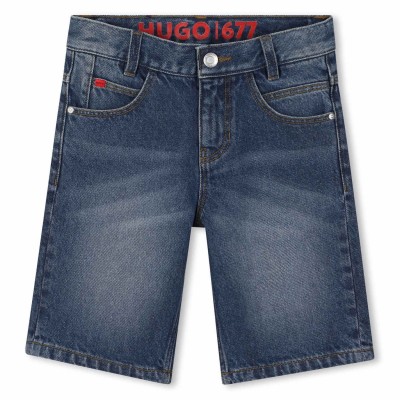 детски,3/4,панталони,hugo,hugo,denim,short,jn62,dbl,stone,z25