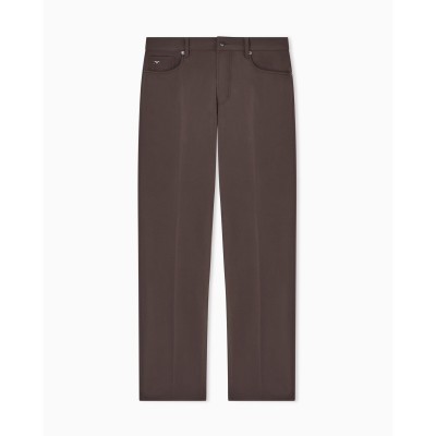 дънки,мъжки,дънки,emporio,armani,mens,j76,straight,fit,jeans,major,brown
