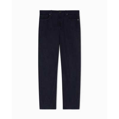дънки,мъжки,дънки,emporio,armani,mens,j76,straight,fit,jeans,dk,blue,rinse