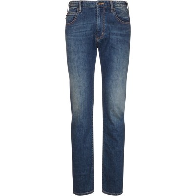 дънки,мъжки,дънки,emporio,armani,j45,jeans,med,blue,wash