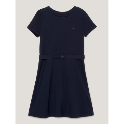 рокля,детски,облекла,tommy,hilfiger,tommy,hilfiger,essential,skater,dress,desert,sky