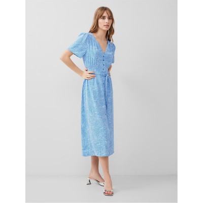 рокля,дамски,поли,и,рокли,french,connection,bernice,dress,blue