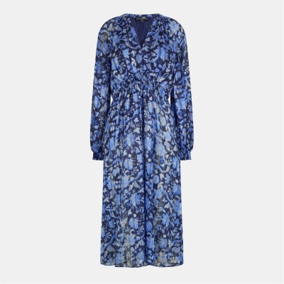 рокля,дамски,поли,и,рокли,french,connection,women's,cynthia,fauna,midi,dress,40,midnight,bl