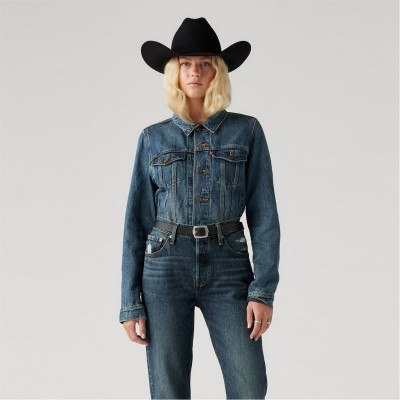 яке,дамски,якета,и,палта,levis,ex,boyfriend,trucker,jacket,softbutter,dark