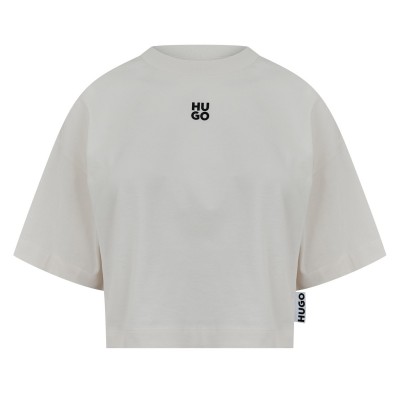 дамски,топове,дамски,тениски,hugo,hugo,stack,lgo,crp,t,ld09,off,white