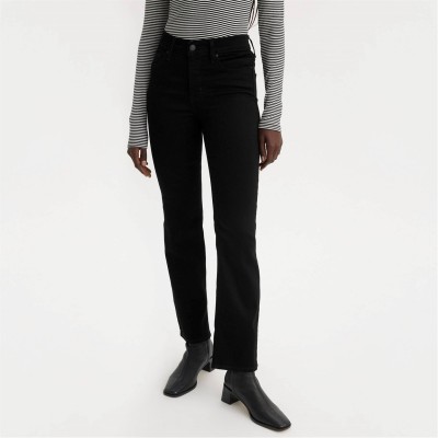 дънки,дамски,дънки,levis,314,shaping,straight,jeans,black