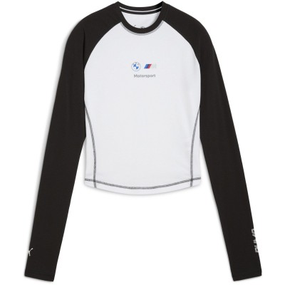 бебешка,тениска,puma,women,s,baby,doll,long,sleeve,t,shirt,puma,white