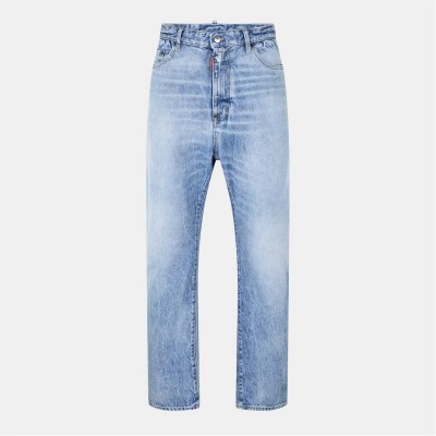дънки,мъжки,дънки,dsquared2,men's,dsq,london,straight,leg,jeans,navy,blue