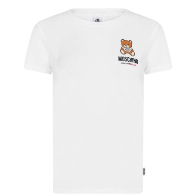 тениска,дамски,топове,moschino,underbear,t,shirt,white,0001