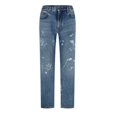 дънки,мъжки,дънки,off,white,distressed,diag,jeans,blue