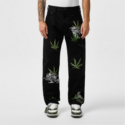 дънки,мъжки,дънки,off,white,off,skate,fit,jeans,sn99,black,green