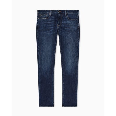 панталони,мъжки,дънки,emporio,armani,mens,j06,slim,fit,trousers,mid,blue