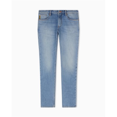 панталони,мъжки,дънки,emporio,armani,mens,j06,slim,fit,trousers,med,blue