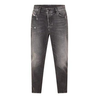 дънки,мъжки,дънки,diesel,defining,tapered,jeans,blk,gry,denim