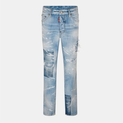 дънки,мъжки,дънки,dsquared2,men's,dsq,cool,guy,slim,fit,jeans,navy,blue
