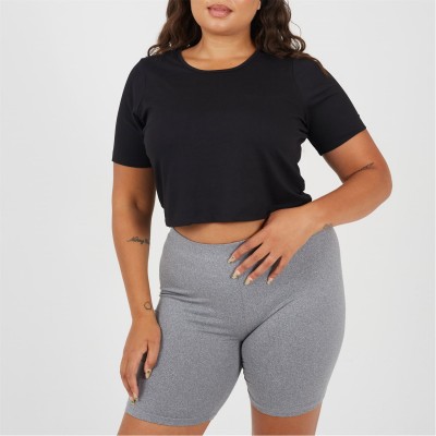 тениска,дамски,топове,дамски,горнища,размер+,дамски,облекла,размер,brave,soul,ps,crop,tee,ld99,black