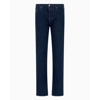 дънки,мъжки,дънки,emporio,armani,mens,j21,jeans,solid,blue,0942