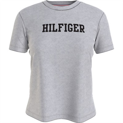 тениска,дамски,топове,tommy,bodywear,short,sleeve,t,shirt,mid,grey,hthr