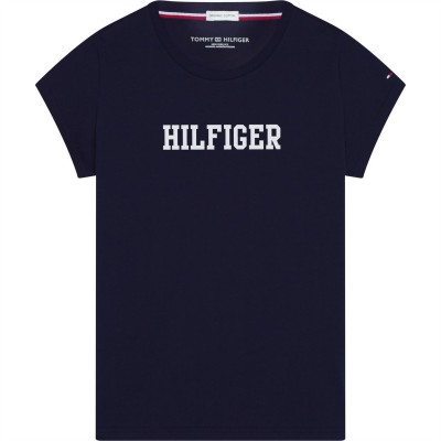 тениска,дамски,тениски,tommy,hilfiger,short,sleeve,t,shirt,desert,sky