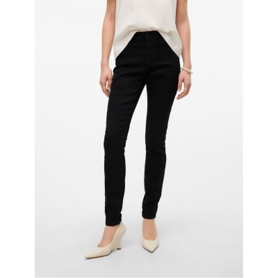 дънки,дамски,дънки,vero,moda,ely,skinny,jean,ld00,black