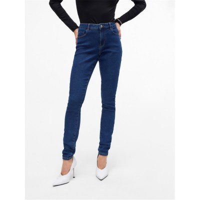 дънки,дамски,дънки,vero,moda,skinny,jeans,ld00,dark,blue,denim