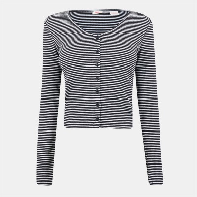дамски,топове,levis,levis,muse,ls,tee,vanilla,stripe