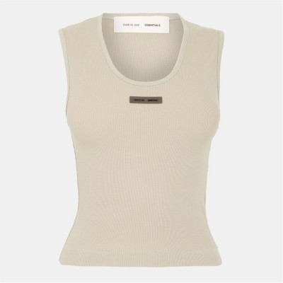 потник,дамски,топове,fear,of,god,essentials,women's,ribbed,cami,top,abbey,stone
