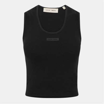 потник,дамски,топове,fear,of,god,essentials,women's,ribbed,cami,top,jet,black