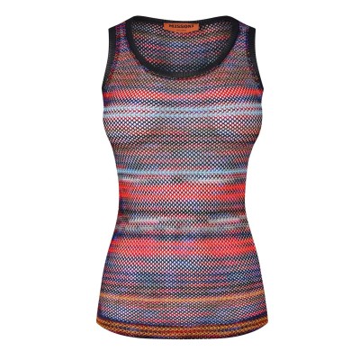 дамски,топове,missoni,women's,mesh,vest,multicolour