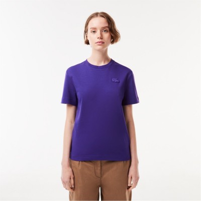 тениска,дамски,топове,lacoste,lacoste,elevated,tshirt,acai