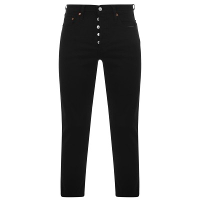 дънки,дамски,дънки,levis,501,crop,jeans,black,sprout
