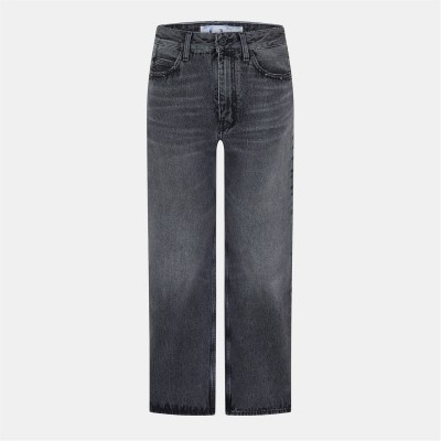 дънки,дамски,дънки,off,white,women's,straight,fit,denim,jeans,black