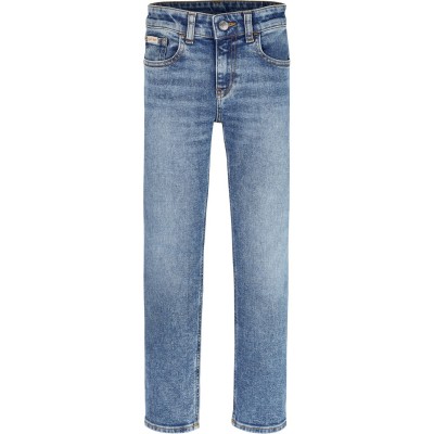 юношески,дънки,детски,облекла,calvin,klein,jeans,straight,jeans,junior,washed,1a4
