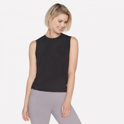 skechers,women,s,godri,serene,tank,vest,black