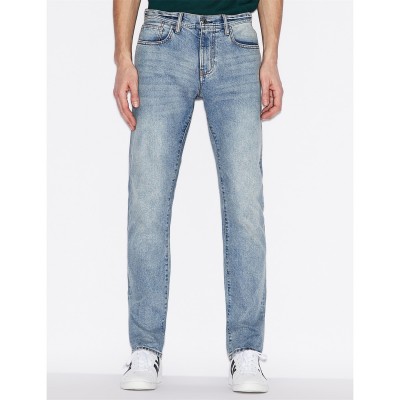 дънки,мъжки,дънки,armani,exchange,j13,slim,jeans,lt,blue,wash