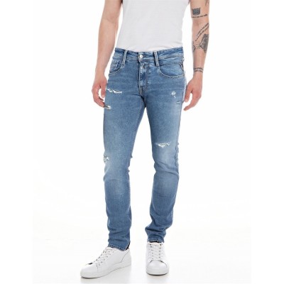 дънки,мъжки,дънки,replay,anbass,slim,jeans,dark,grey,097