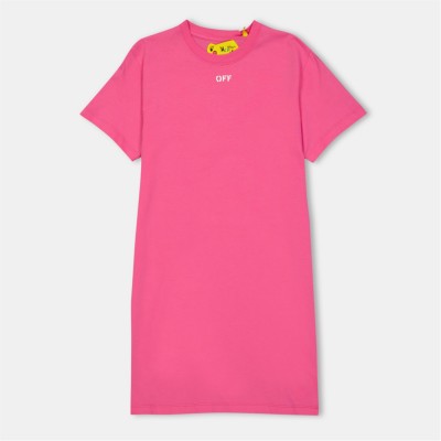 рокля,детски,облекла,off,white,off,tee,dress,jn99,fuchsia,white