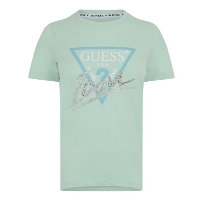 тениска,дамски,тениски,guess,guess,icon,tee,ld42,spring,day